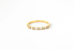 Multi Gem Baguette Stacking Ring