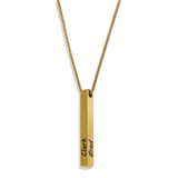 Muse Pillar Bar Necklace