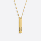 Muse Pillar Bar Necklace