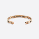 Not Sisters By Blood But Sisters By Heart Cuff Bracelet