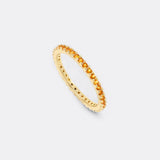 November Birthstone Eternity Stacking Ring