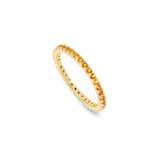 November Birthstone Eternity Stacking Ring