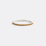 November Birthstone Eternity Stacking Ring