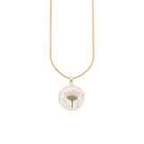 Pressed Birth Flower Necklace