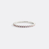 October Birthstone Eternity Stacking Ring