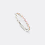October Birthstone Eternity Stacking Ring