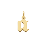 Old English Letter Charm