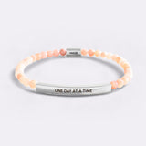One Day At A Time Beaded Inspire Bracelet