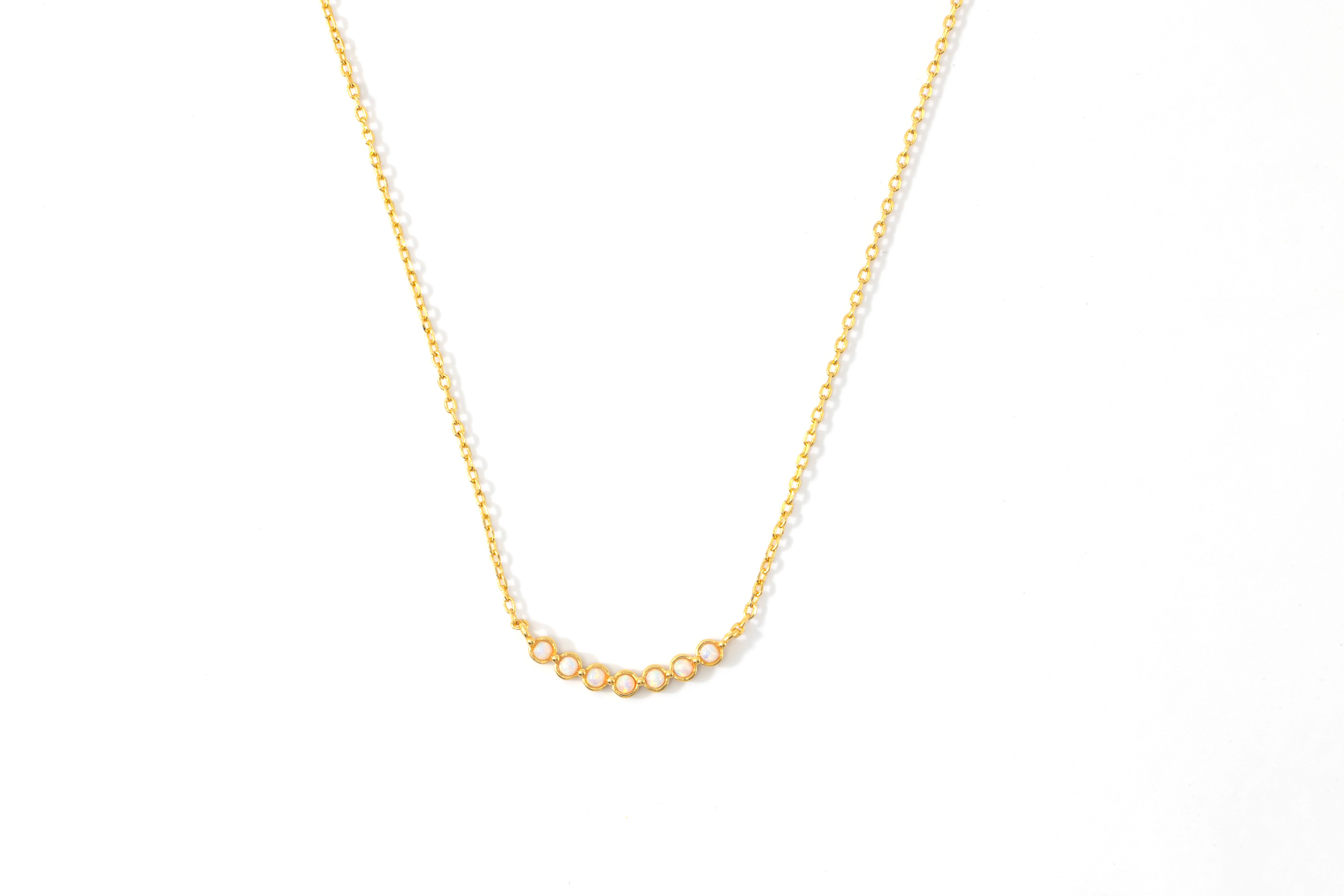 Opal Arc Necklace