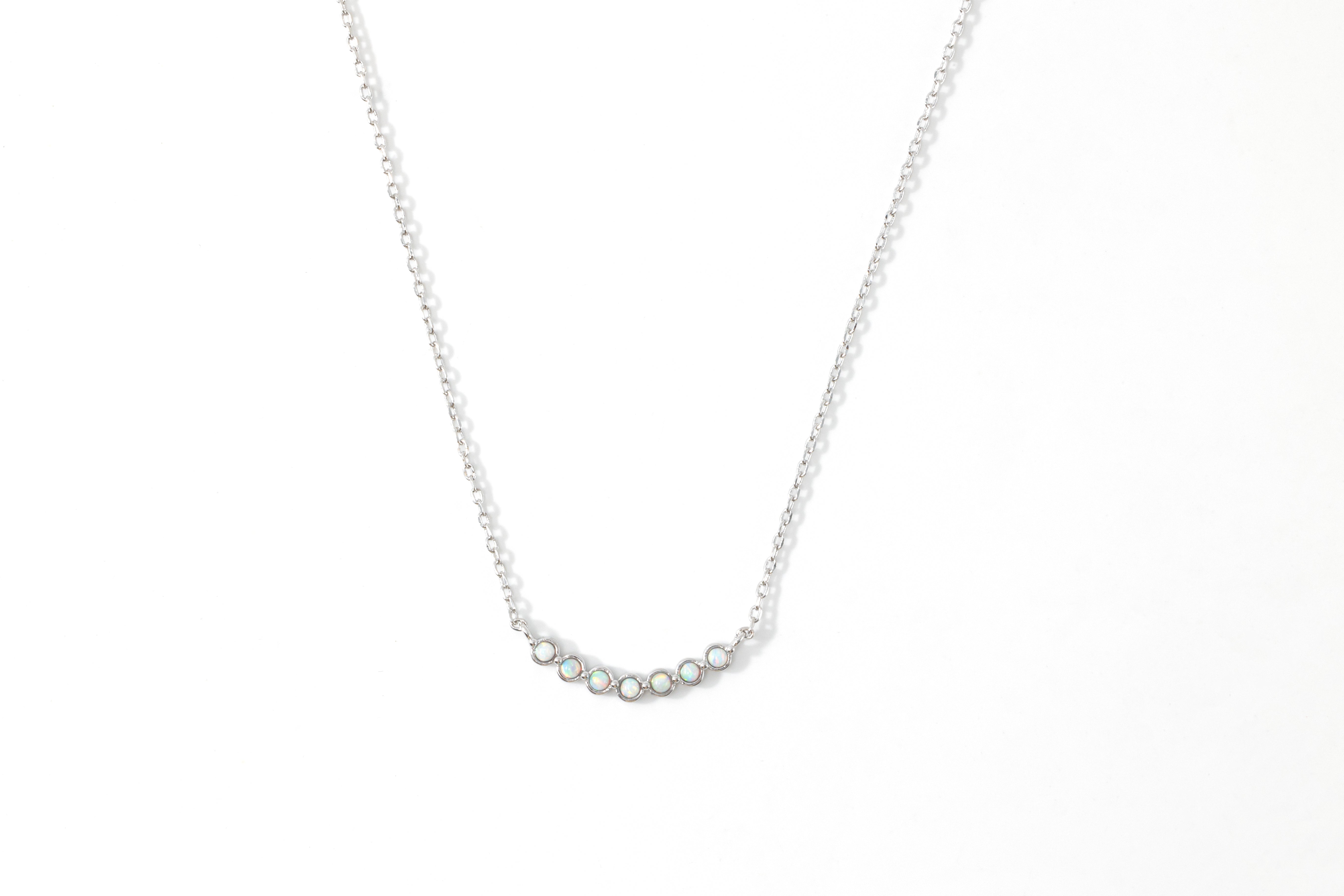 Opal Arc Necklace
