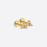 Opal Trio Sleeper Stud Earrings | 18g