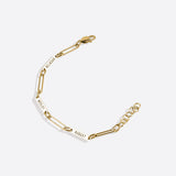 Personalized Paperclip Name Bracelet