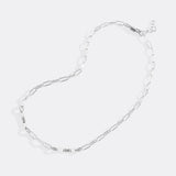 Paperclip Necklace With Personalized Names