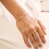 Personalized Paperclip Name Bracelet