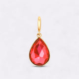Teardrop Birthstone Charm