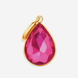 Teardrop Birthstone Charm