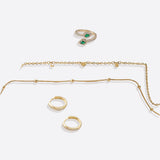 Pave Huggie Hoop Earrings