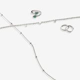 Pave Huggie Hoop Earrings