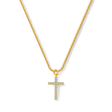 Pave Cross Necklace