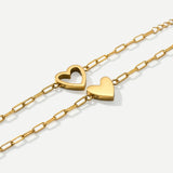 Perfect Fit Heart Bracelet Set