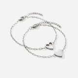 Perfect Fit Heart Bracelet Set