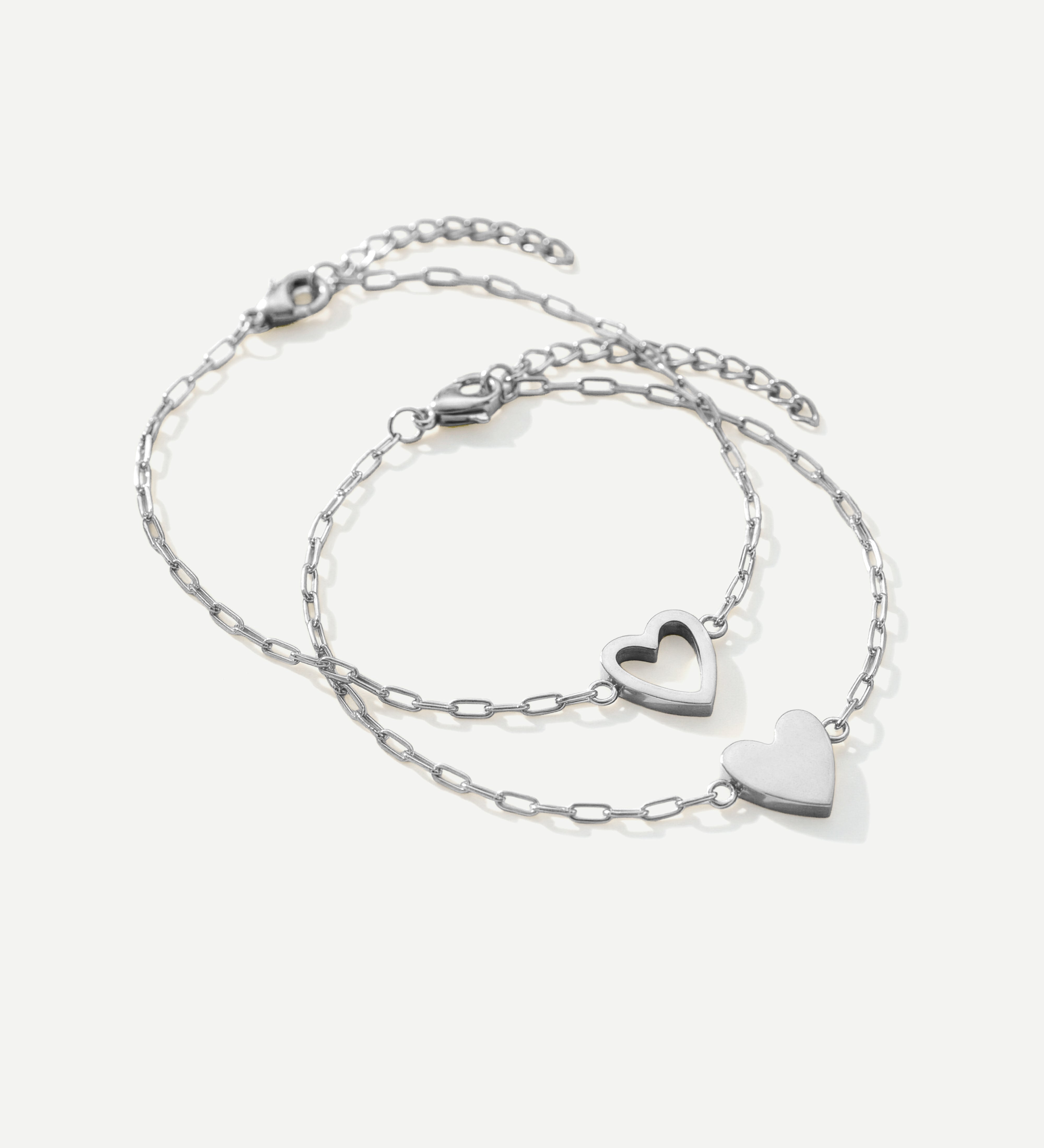 Perfect Fit Heart Bracelet Set