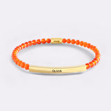 Personalized Beaded Inspire Bracelet
