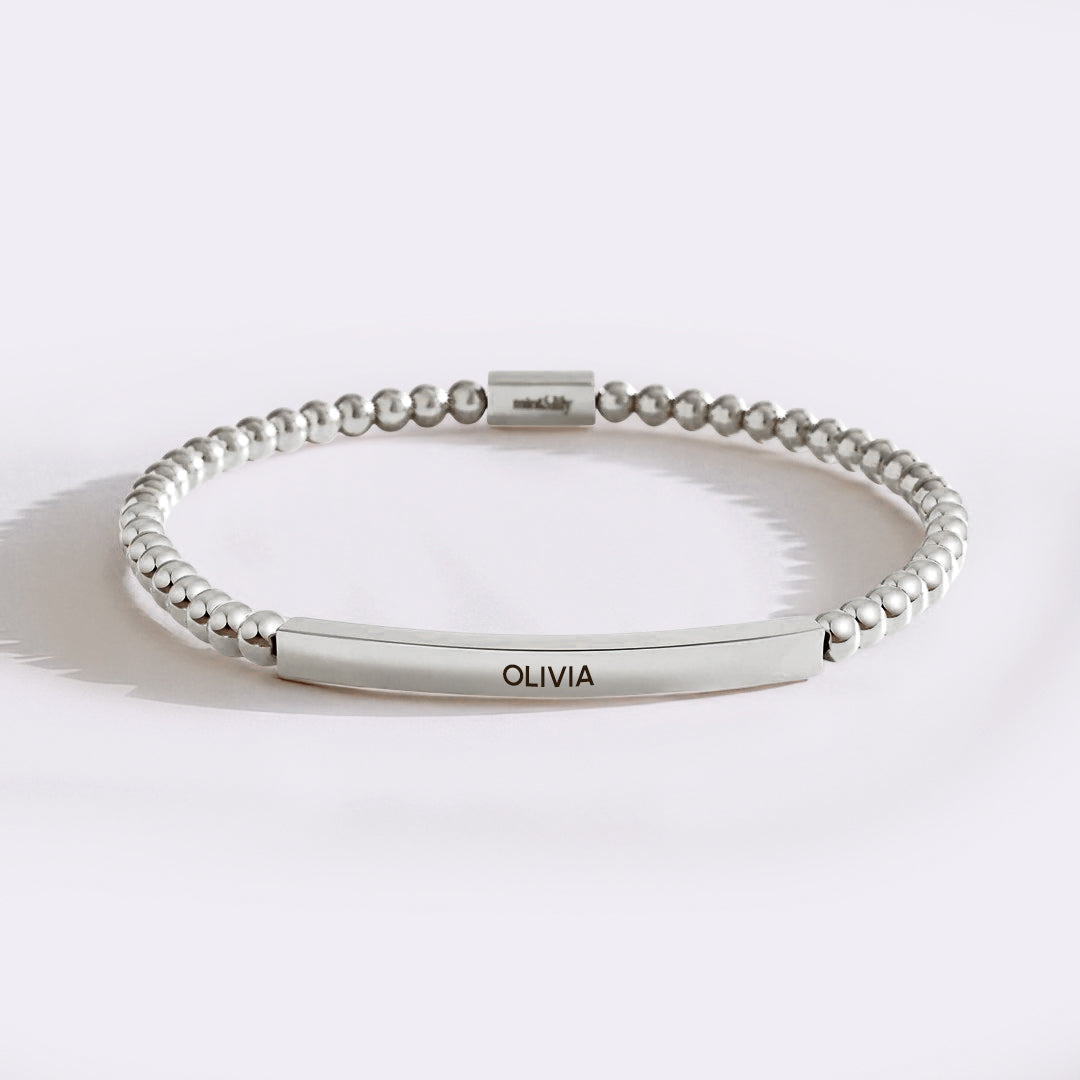 Personalized Beaded Inspire Bracelet