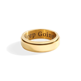 Personalized Classic Block Fidget Ring