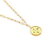 Personalized Compass Pendant Necklace