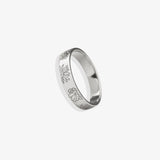 Personalized Stamped Flower Ring