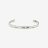 Personalized Thin Cuff Bracelet
