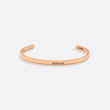 Personalized Thin Cuff Bracelet