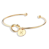 Personalized Tie the Knot Bracelet • Bridesmaid Gift Bracelet