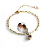 Petite Halo Photo Bracelet