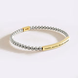 Powerful, Beautiful, Brilliant, and Brave Beaded Inspire Bracelet