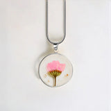Pressed Birth Flower Necklace