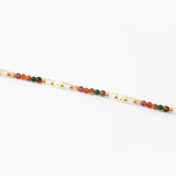 Rainbow Tourmaline Minimalist Bracelet
