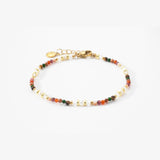 Rainbow Tourmaline Minimalist Bracelet