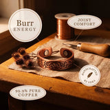 Burr Copper Ring