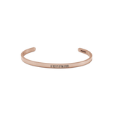Personalized Thin Cuff Bracelet
