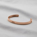 Beautiful Girl You Can Do Hard Things Cuff Bracelet