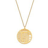 Custom Map Pendant Necklace