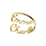 Double Name Ring