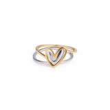 Self Love Layered Heart Ring