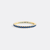 September Birthstone Eternity Stacking Ring