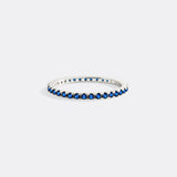 September Birthstone Eternity Stacking Ring