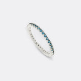 September Birthstone Eternity Stacking Ring
