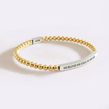 She Believed She Could, So She Did Beaded Inspire Bracelet