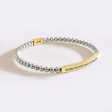 She Believed She Could, So She Did Beaded Inspire Bracelet